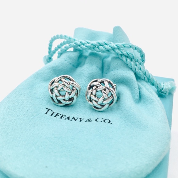 Tiffany & Co. Weave Knot Earrings - Picture 7 of 8